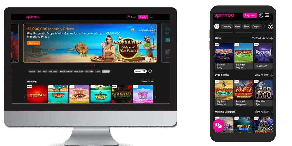 Spinyoo Casino App Screenshot